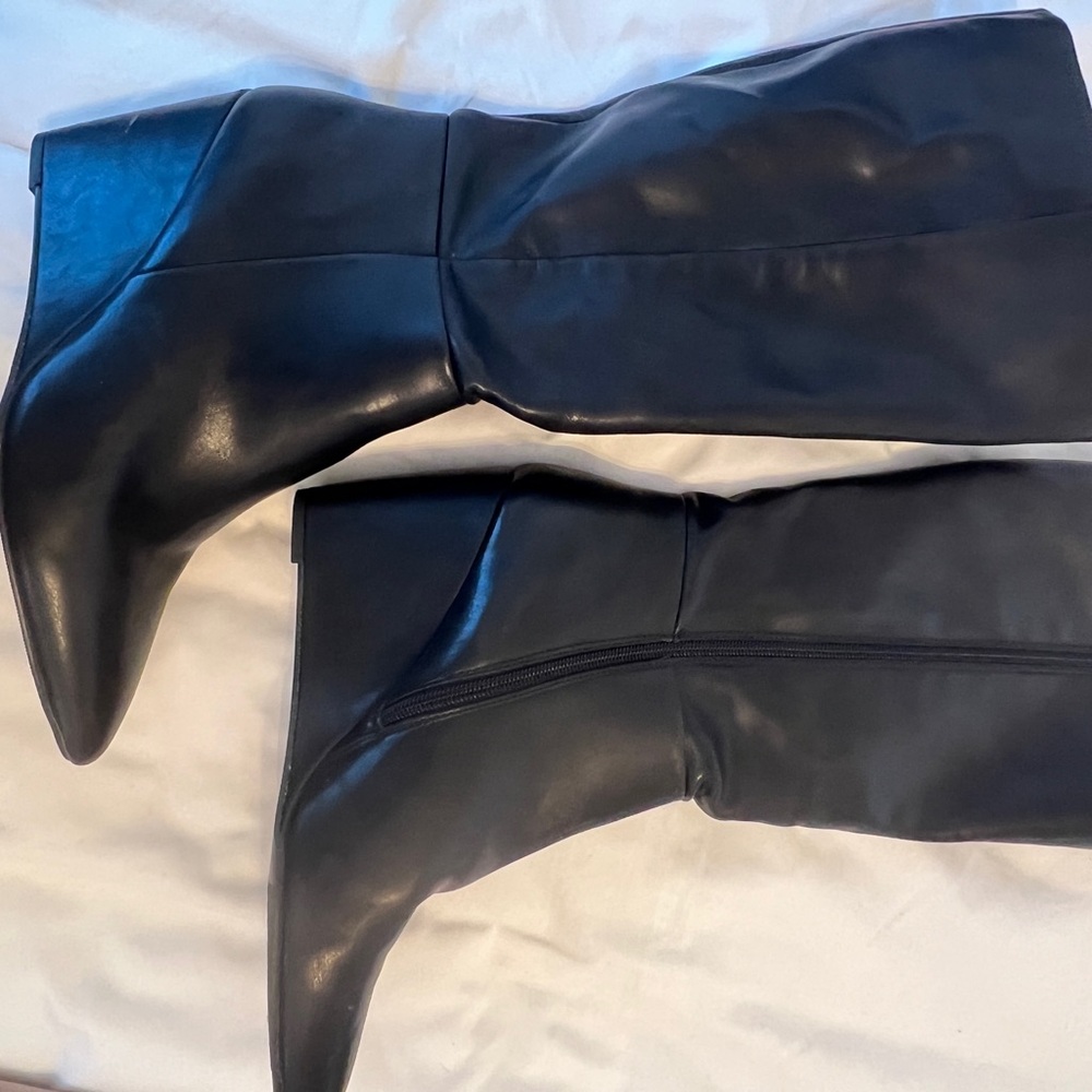 Franco Sarto Black Heeled Boots